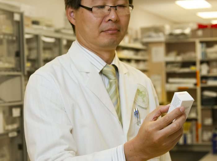 Pharmacist in a pharmacy